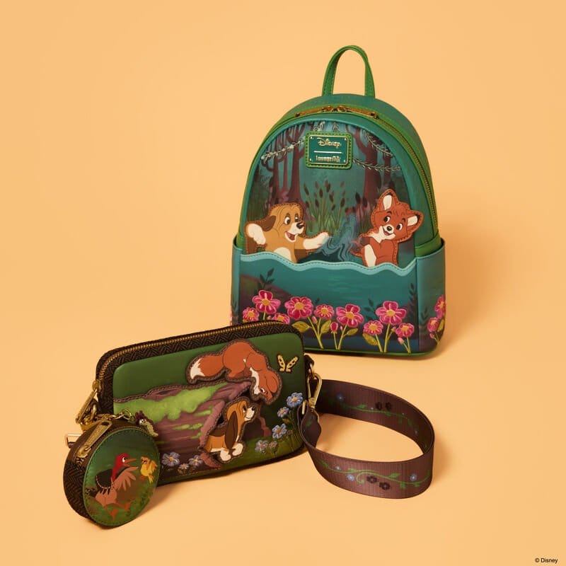 The Fox and the Hound by Loungefly Canvas Tote Bag Tod & Vixey