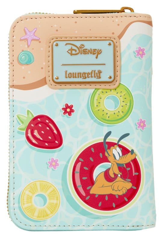 Mickey & Minnie Beach Fun Zip Around Wallet