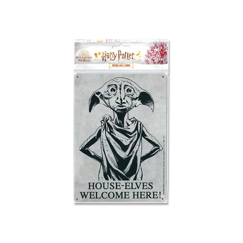 Harry Potter Blechschild Hauselfen 15 x 21 cm