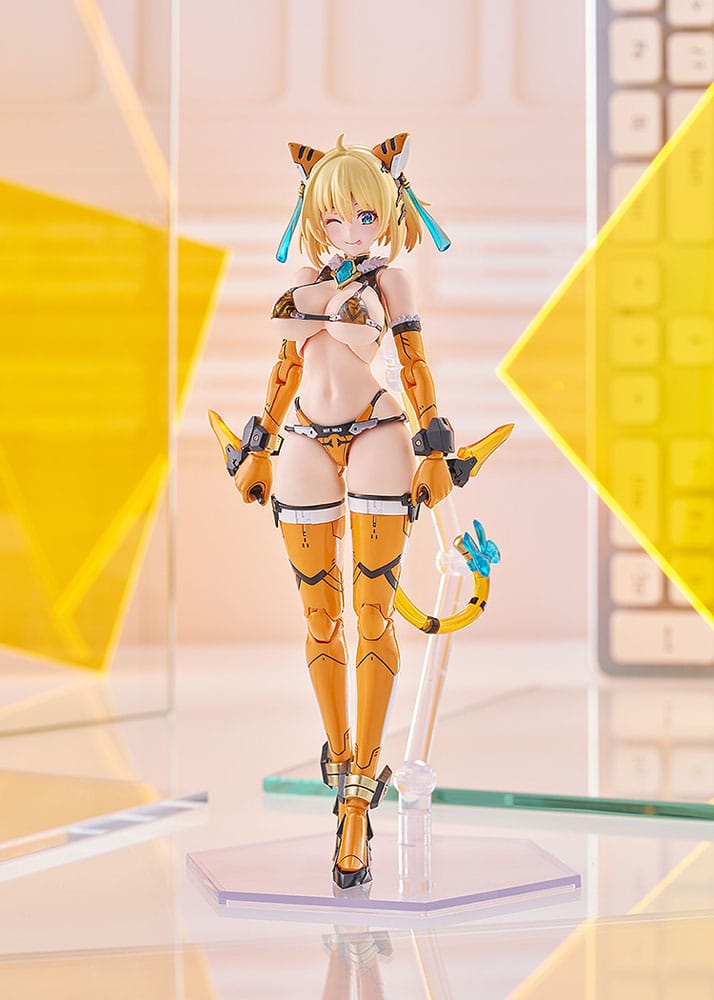 Bunny Suit Planning Plastic Model Kit PLAMAX BP-02 Sophia F. Shirring Tiger Armor Ver. 16 cm