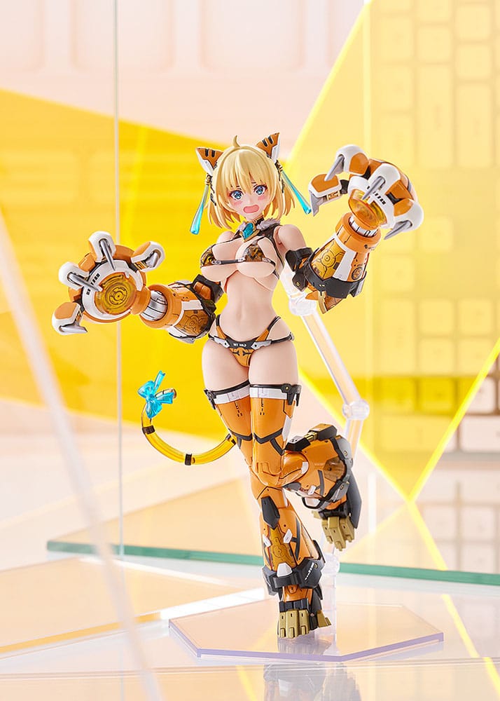 Bunny Suit Planning Plastic Model Kit PLAMAX BP-02 Sophia F. Shirring Tiger Armor Ver. 16 cm