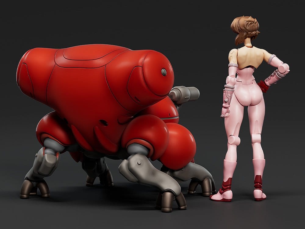 Ghost in the Shell PLAMAX minimum factory Plastic Model Kit Motoko Kusanagi with Fuchikoma 8 cm