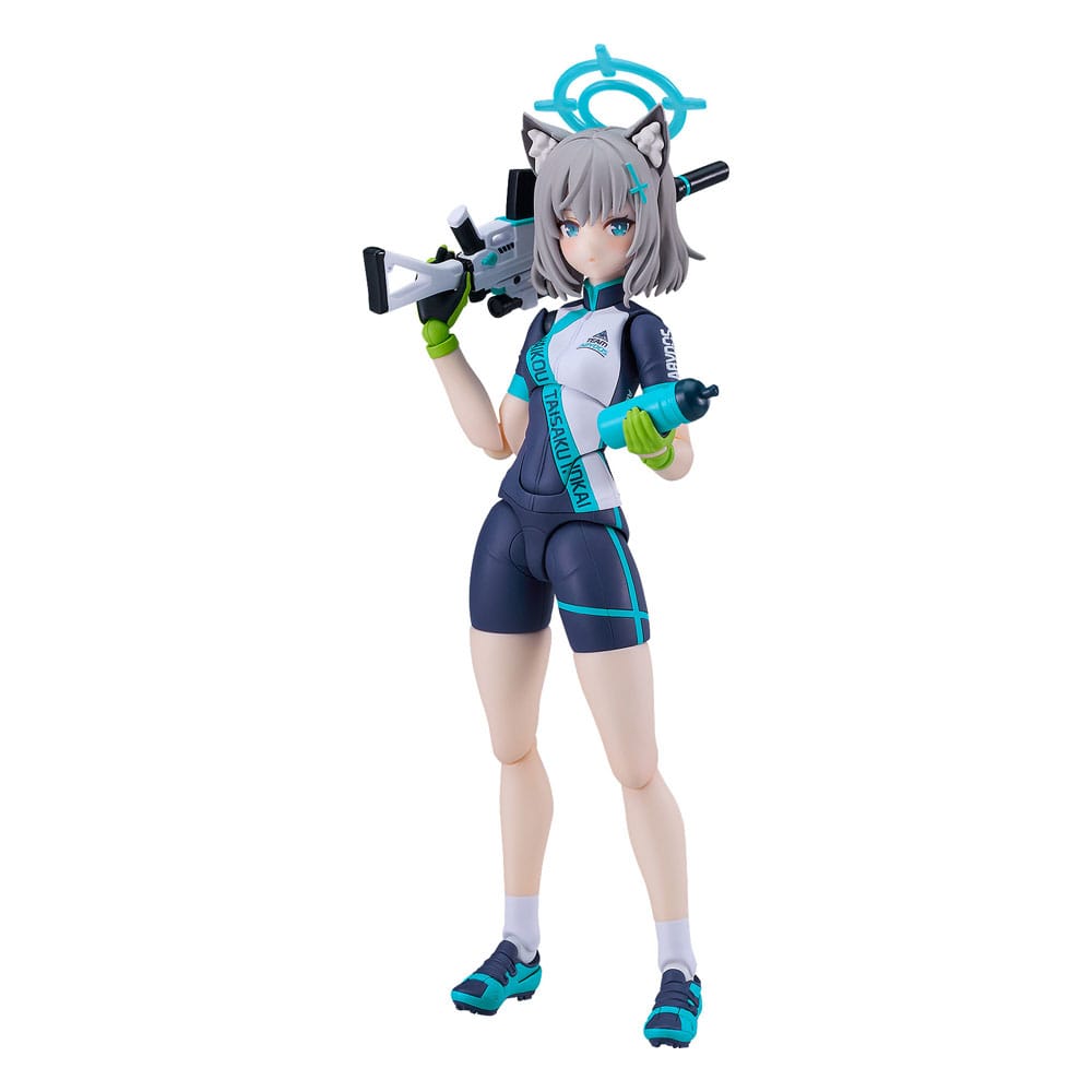 Blue Archive Figma Action Figure Shiroko Sunaookami Cycling 15 cm