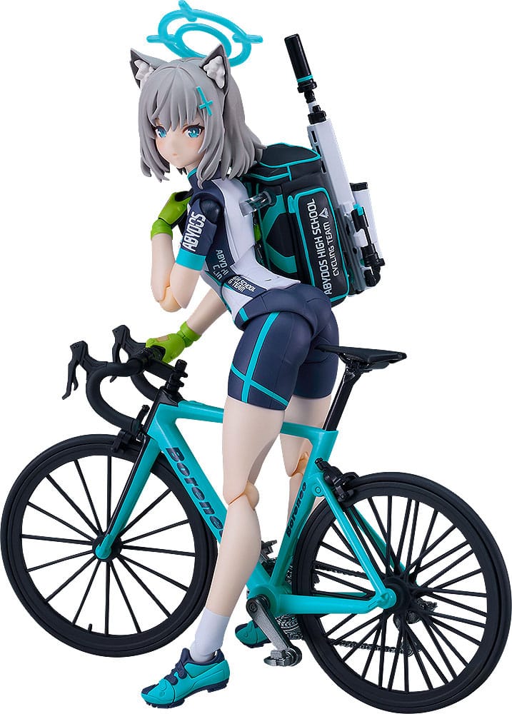 Blue Archive Figma Action Figure Shiroko Sunaookami Cycling DX Edition 15 cm