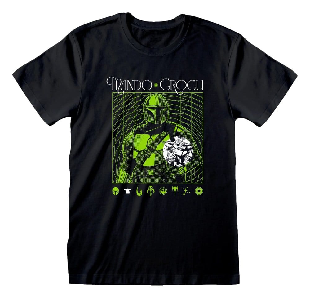 Star Wars The Mandalorian T-Shirt Handover Green Size XL