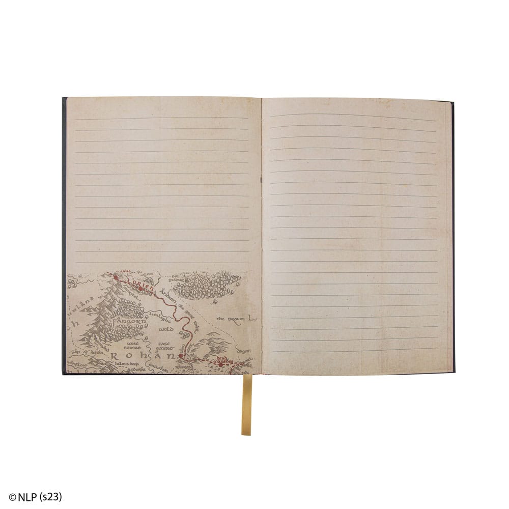 Herr der Ringe Notizbuchkarte von Mittelerde