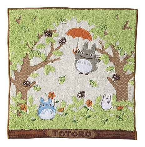 Mein Nachbar Totoro Mini-Handtuch Schatten des Baumes 25 x 25 cm