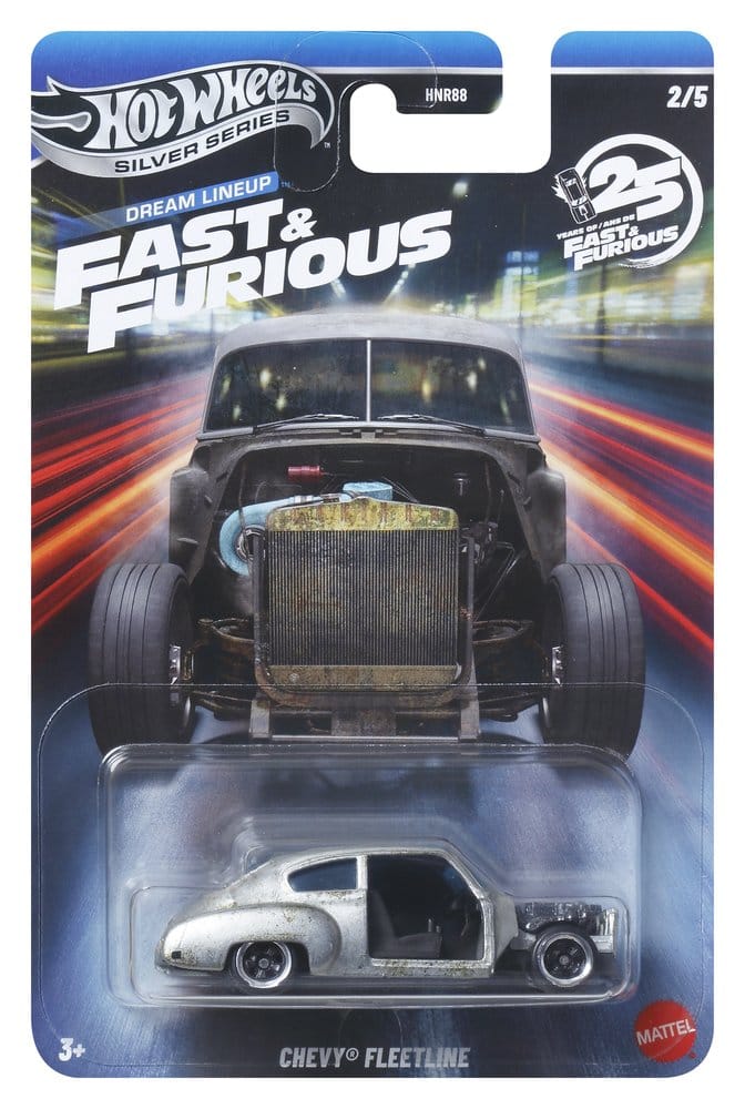 Fast & Furious Hot Wheels Silver Series Die-Cast Vehicles 1/64 979N Assortment (24)