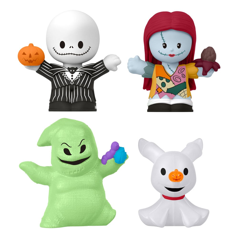 The Nightmare Before Christmas Fisher-Price Little People Collector Mini Figures 4-Pack 7 cm