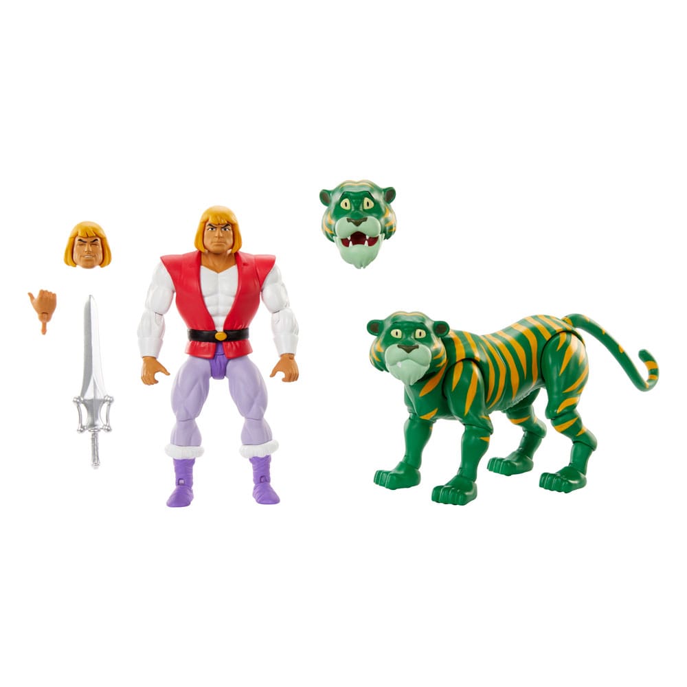 Masters of the Universe Origins Action Figure 2-Pack Prince Adam & Cringer Cartoon Collection 14 cm