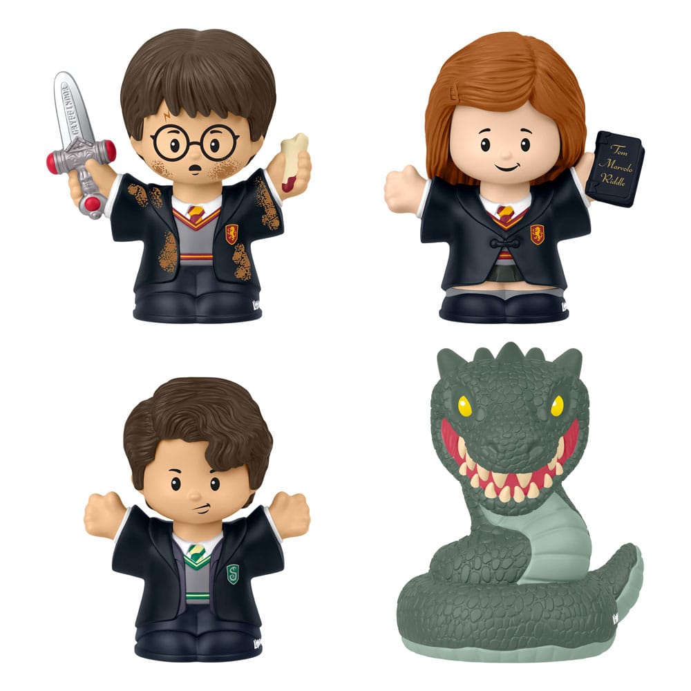 Harry Potter Fisher-Price Little People Collector Mini Figures 4-Pack Chamber of Secrets 6 cm