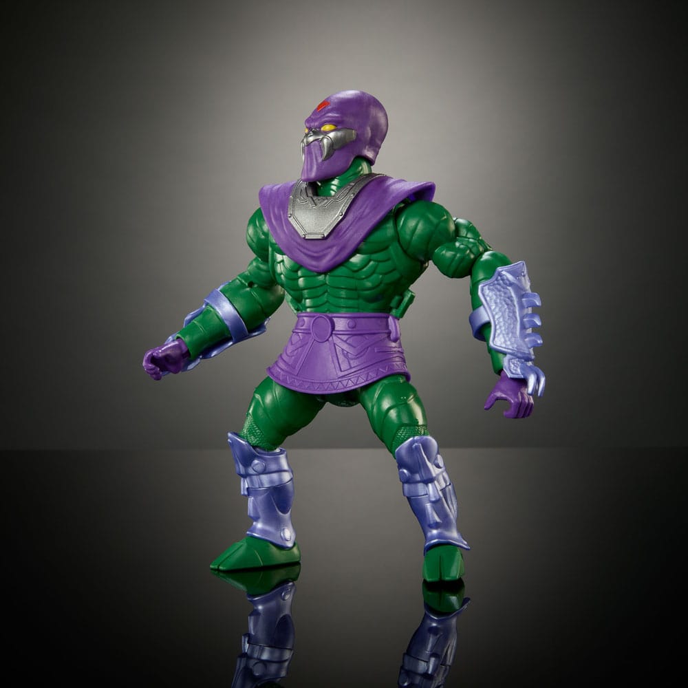 MOTU x TMNT: Turtles of Grayskull Deluxe Action Figure King Hiss 14 cm