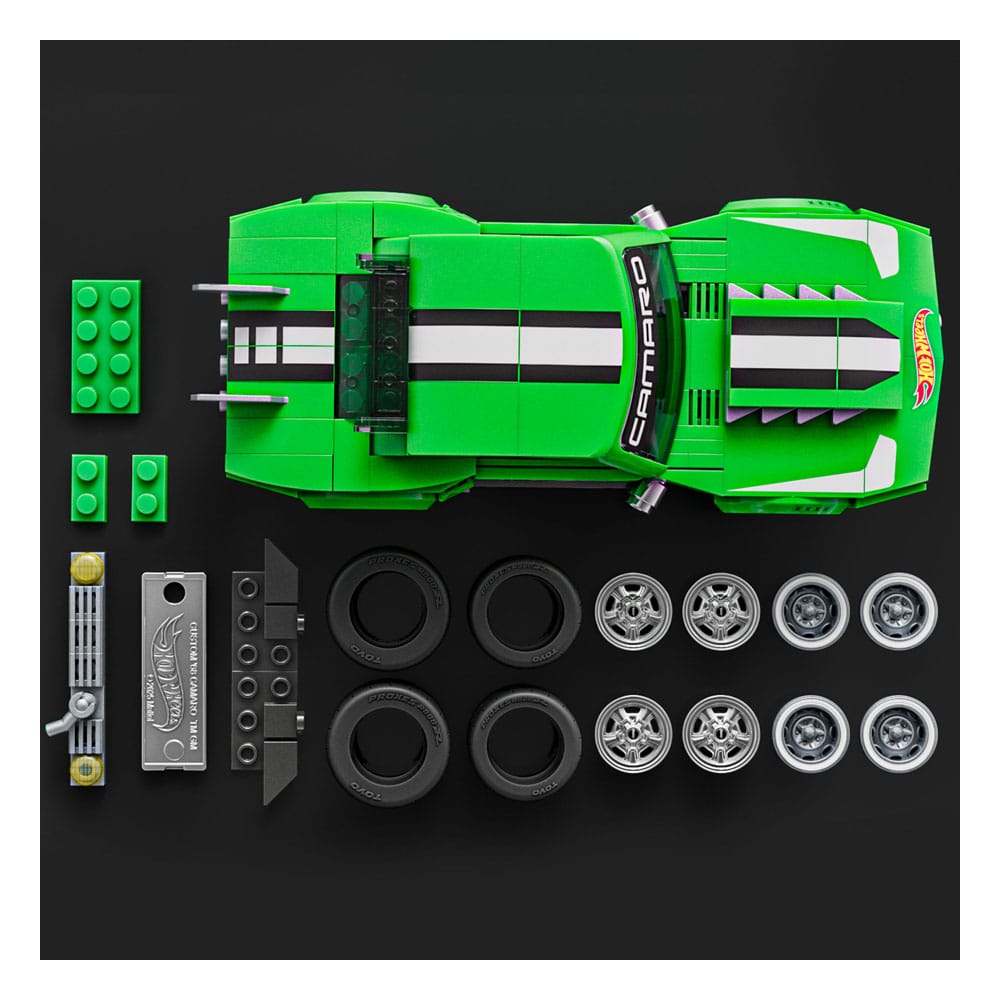 Mattel Brick Shop Hot Wheels Speed Series Building Set 1/32 Custom '68 Camaro