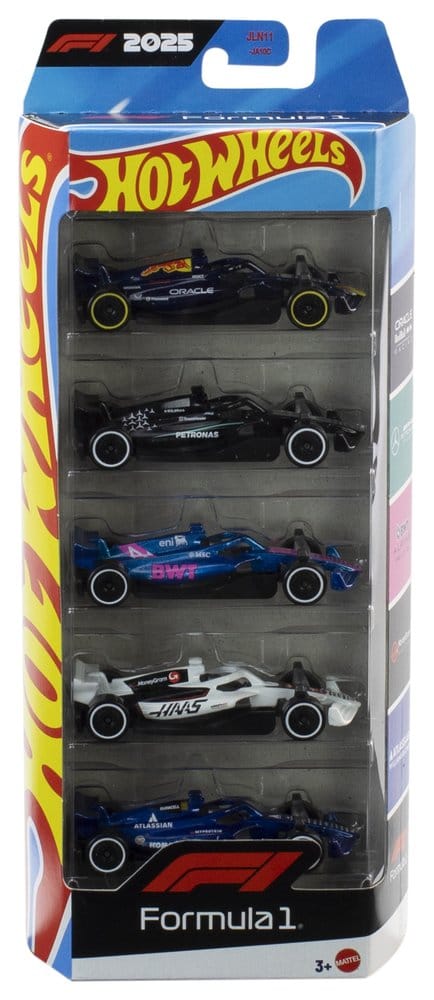 Formula 1 Hot Wheels Die-Cast Vehicle 5-Pack 1:64 2025