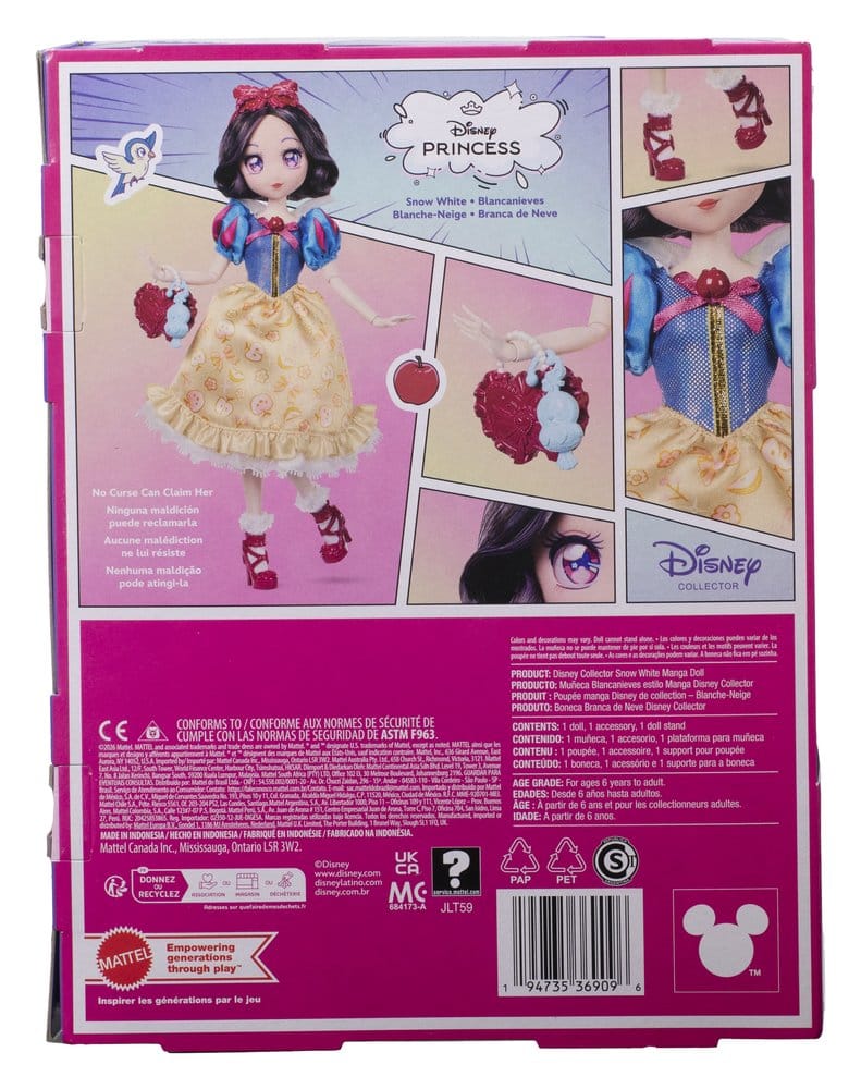 Disney Princess Doll Manga Snow White 22 cm
