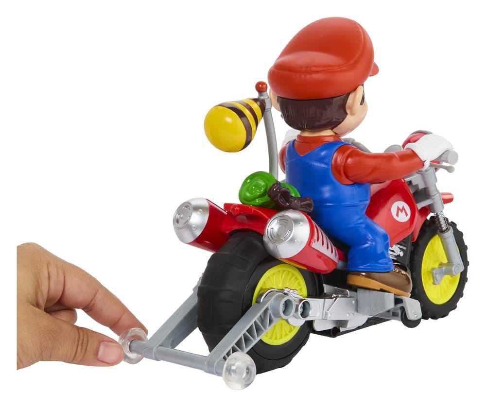 The Super Mario Galaxy Movie Hot Wheels RC Vehicle Mario Wheelie Motocross