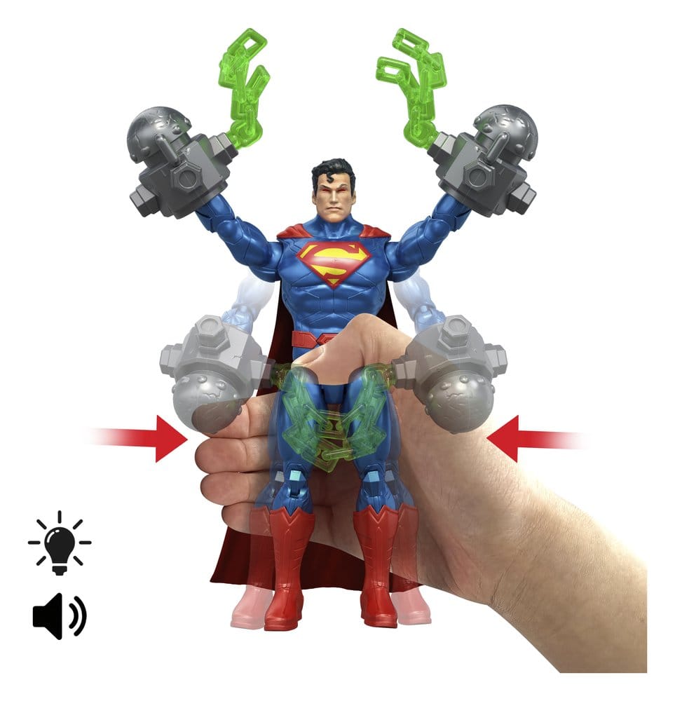 DC Premier Action Figure with Sound & Light Heat Vision Superman 16 cm