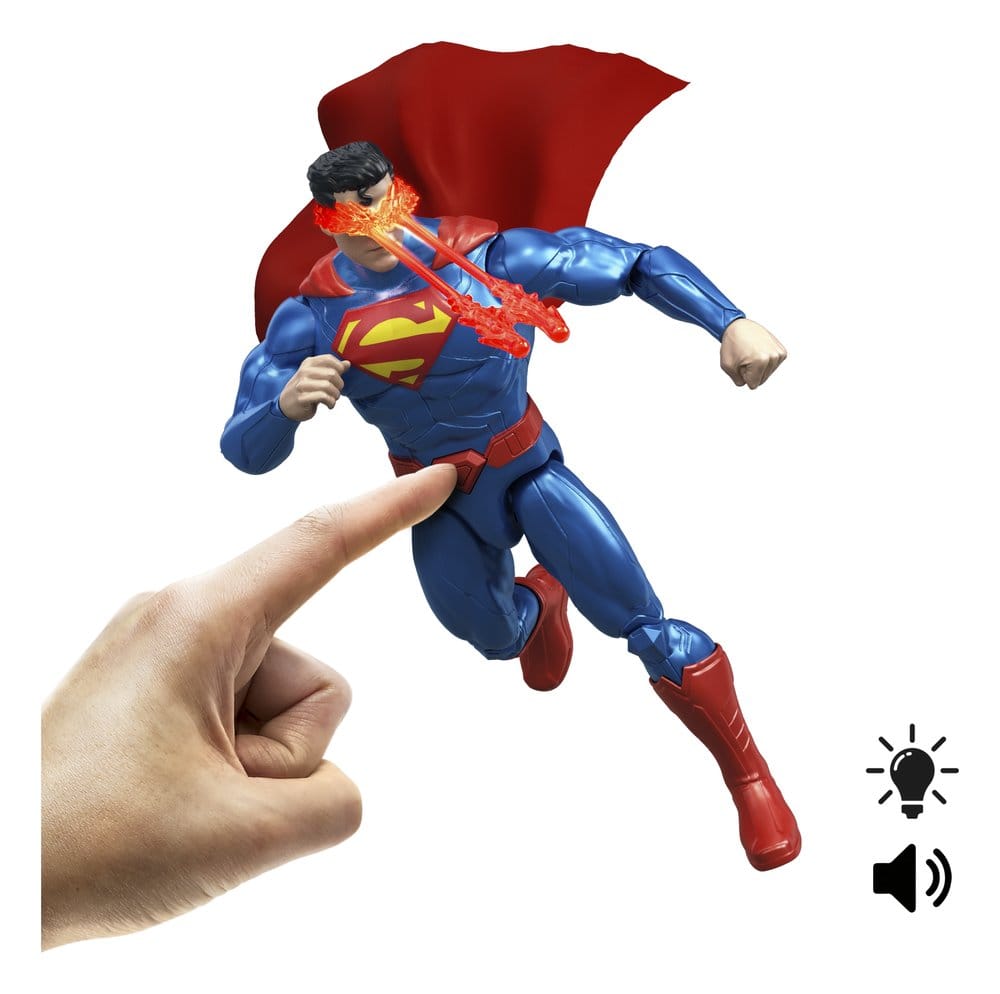 DC Premier Action Figure with Sound & Light Heat Vision Superman 16 cm