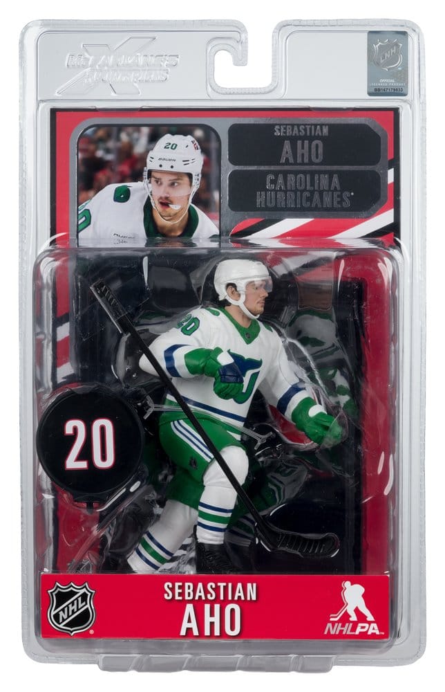 NHL McFarlane SportsPicks Action Figure Sebastian Aho (Hartford Whalers Retro) 18 cm