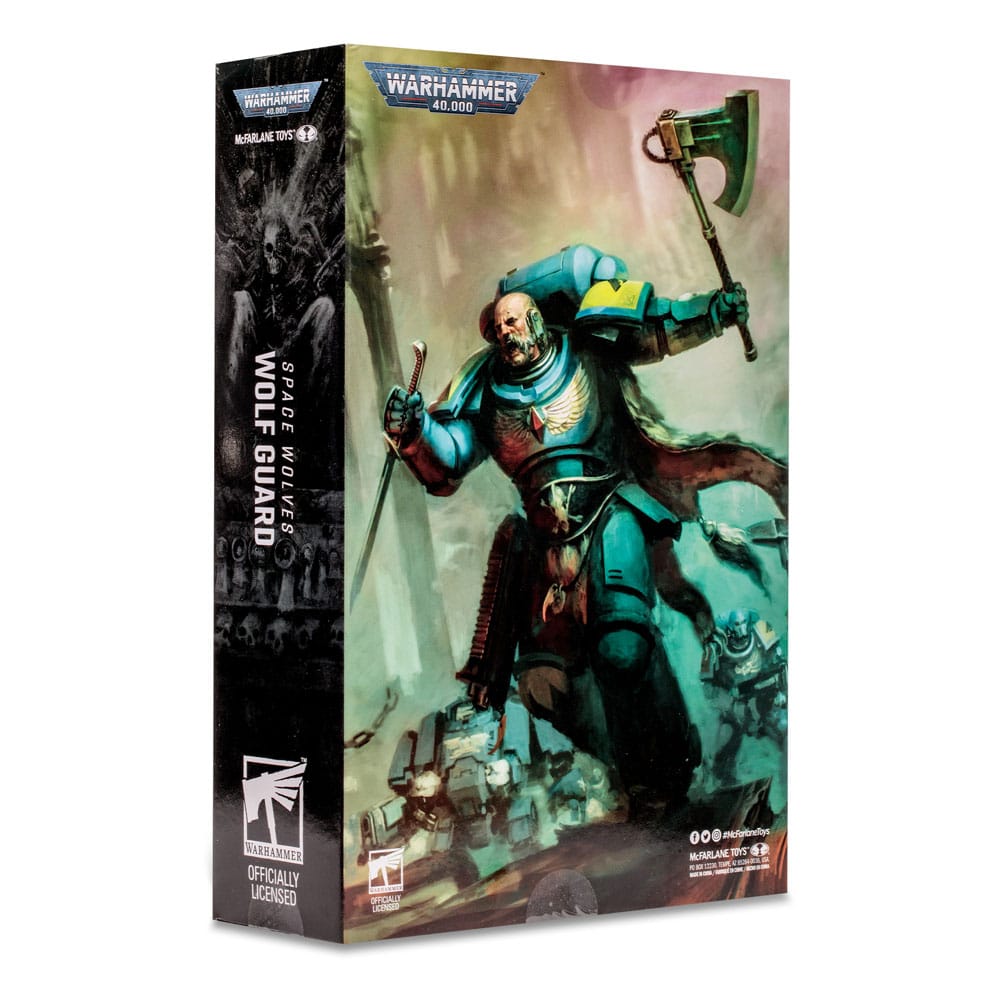 Warhammer 40k Action Figure Space Wolves Wolf Guard 18 cm