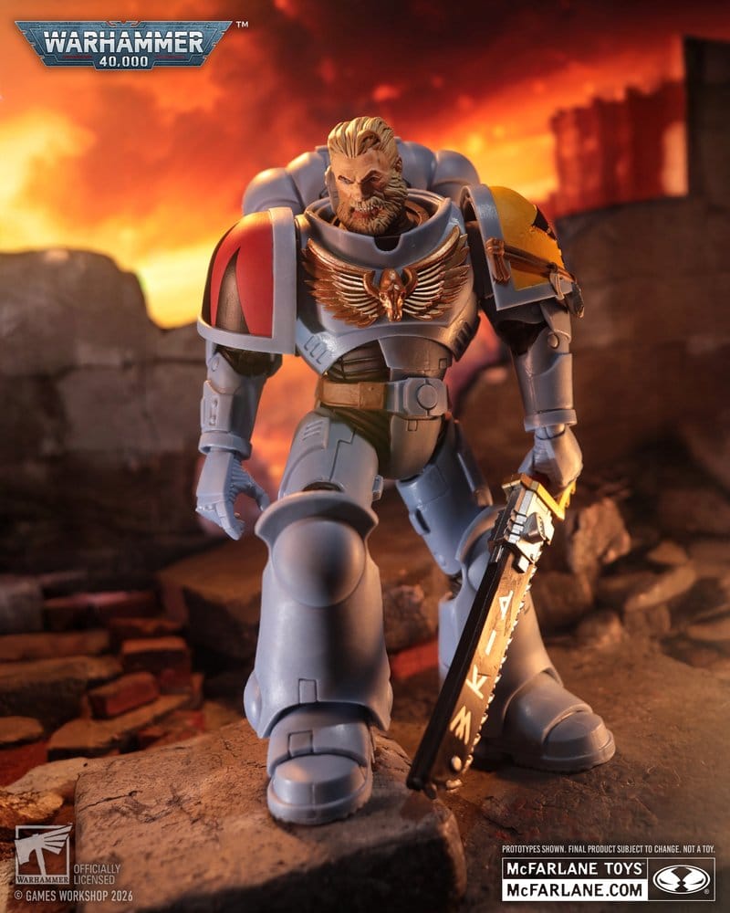 Warhammer 40,000 Action Figure Grey Hunter (Space Wolves) 18 cm