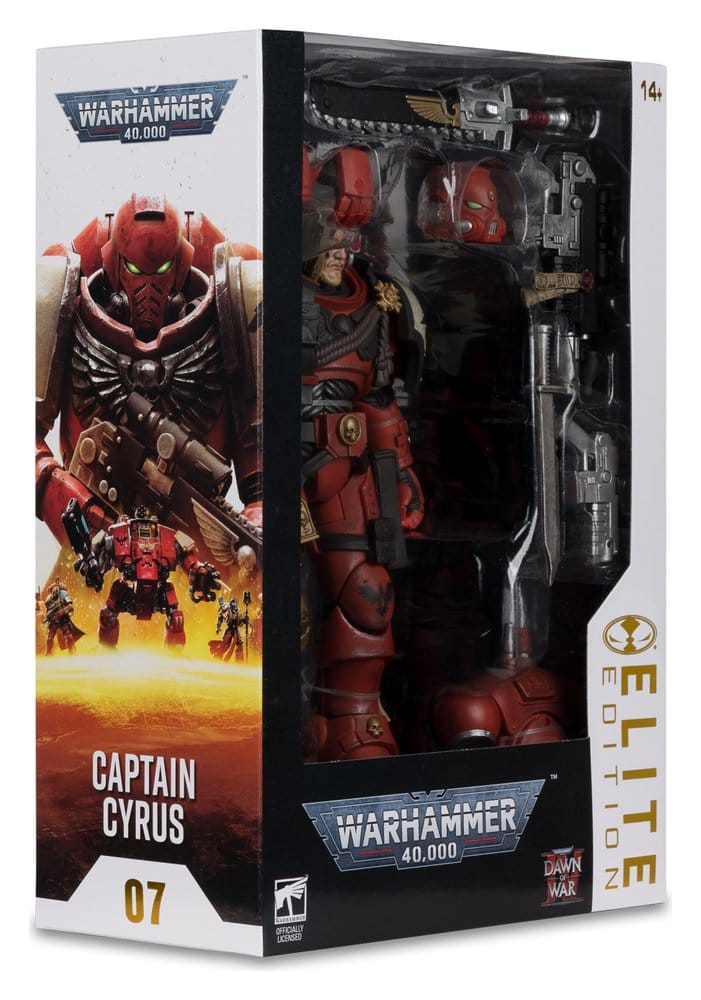 Warhammer 40,000 Dawn of War McFarlane Elite Edition Action Figure Captain Cyrus (Dawn of War 4) 20 cm
