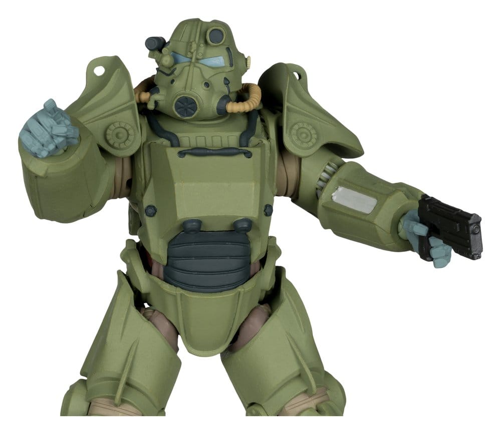 Fallout 76 Gaming Edition Action Figure T-45 Military Armor (Red Platinum Edition) 20 cm
