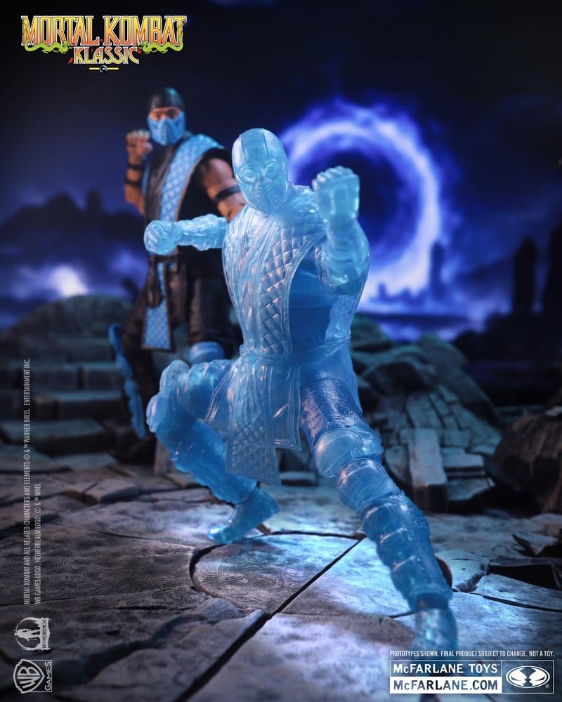 Mortal Kombat Klassic Action Figure Sub-Zero (Ice Clone) 18 cm