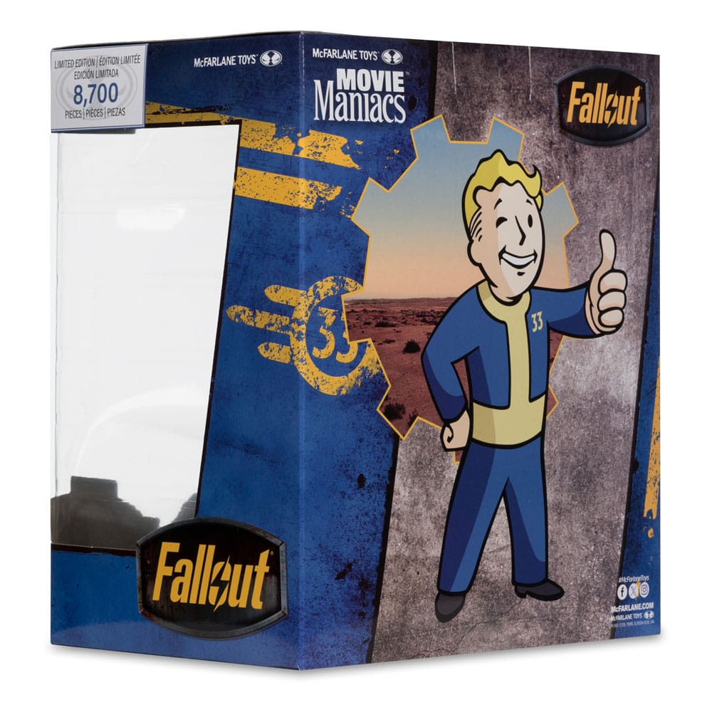 Fallout Movie Maniacs Action Figure Vault Boy Version 1 14 cm