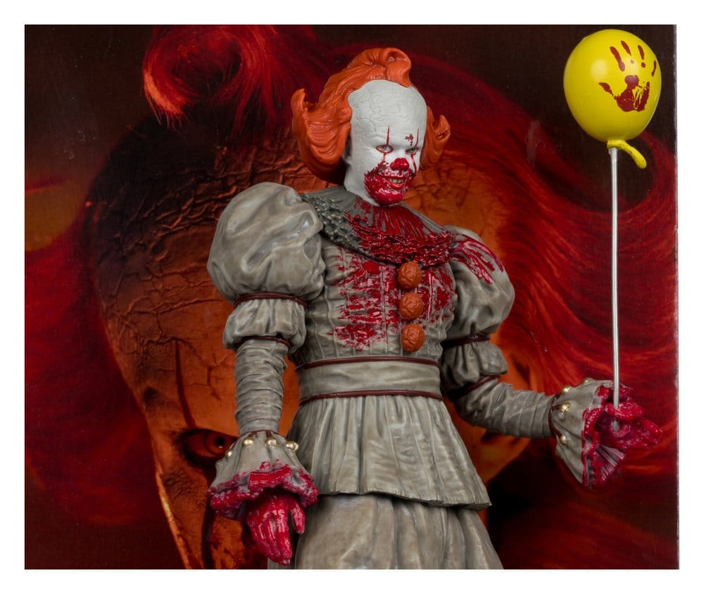 It Welcome to Derry Movie Maniacs Figure Pennywise (Bloody) 16 cm