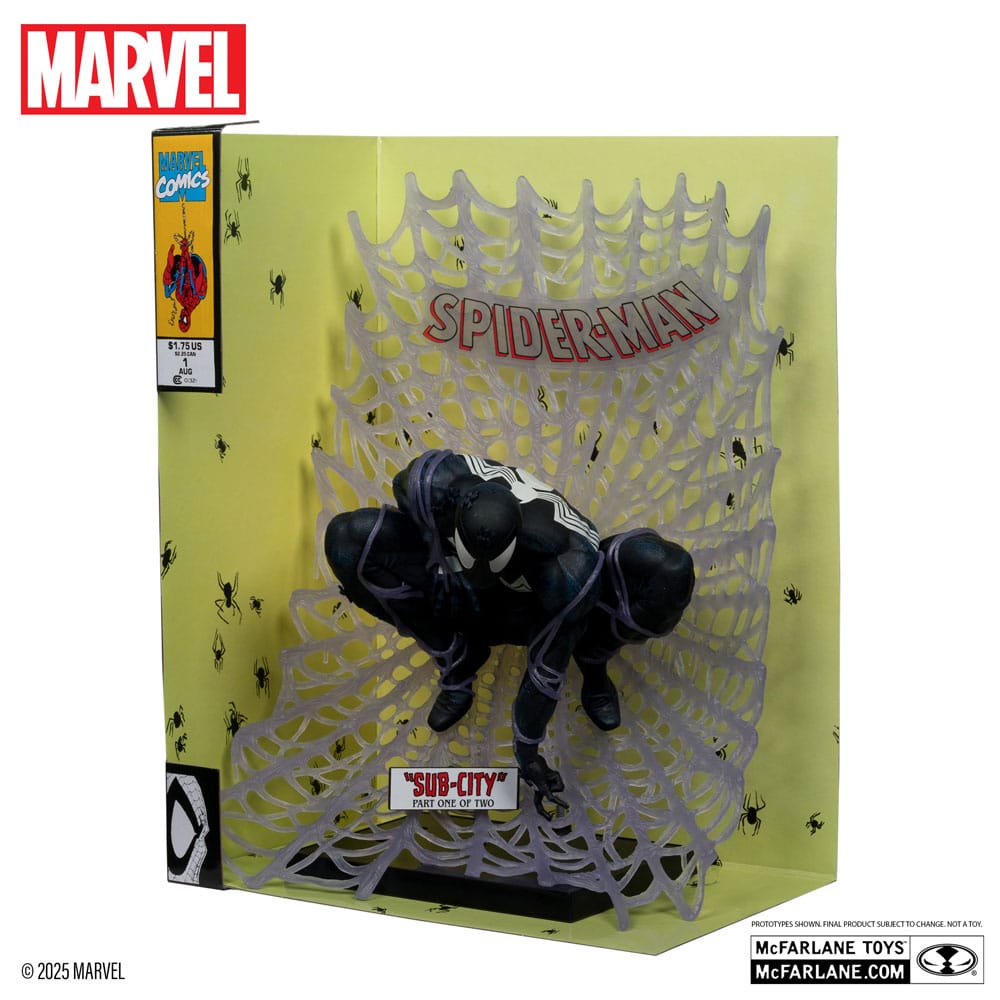 Marvel Collection PVC Statue 1/6 Spider-Man (Spider-Man #1) (Black Suit) (Chase) 15 cm
