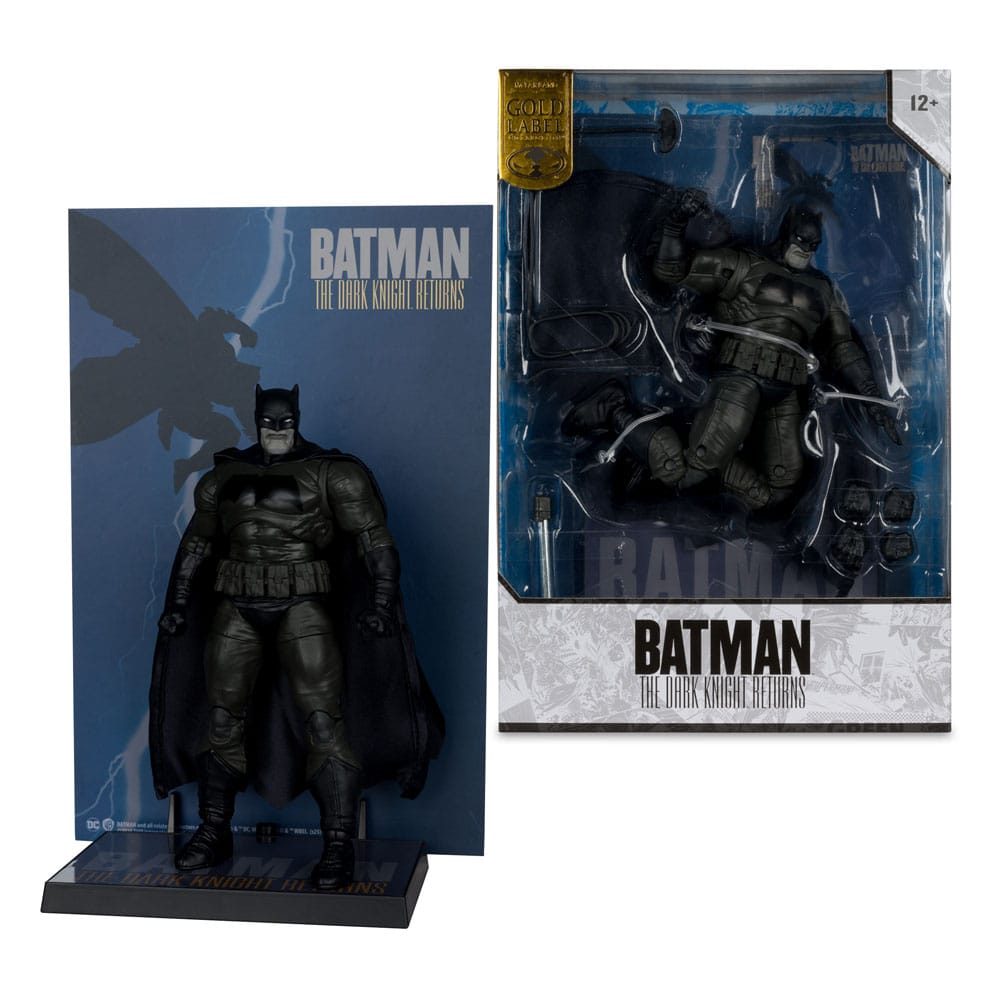 DC Multiverse McFarlane Cover Recreations Action Figure Batman (Batman: The Dark Knight Returns #1) (Gold Label) 18 cm