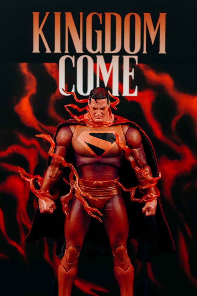 DC Multiverse McFarlane Cover Recreations Action Figure Superman (Kingdom Come) (Gold Label) 18 cm