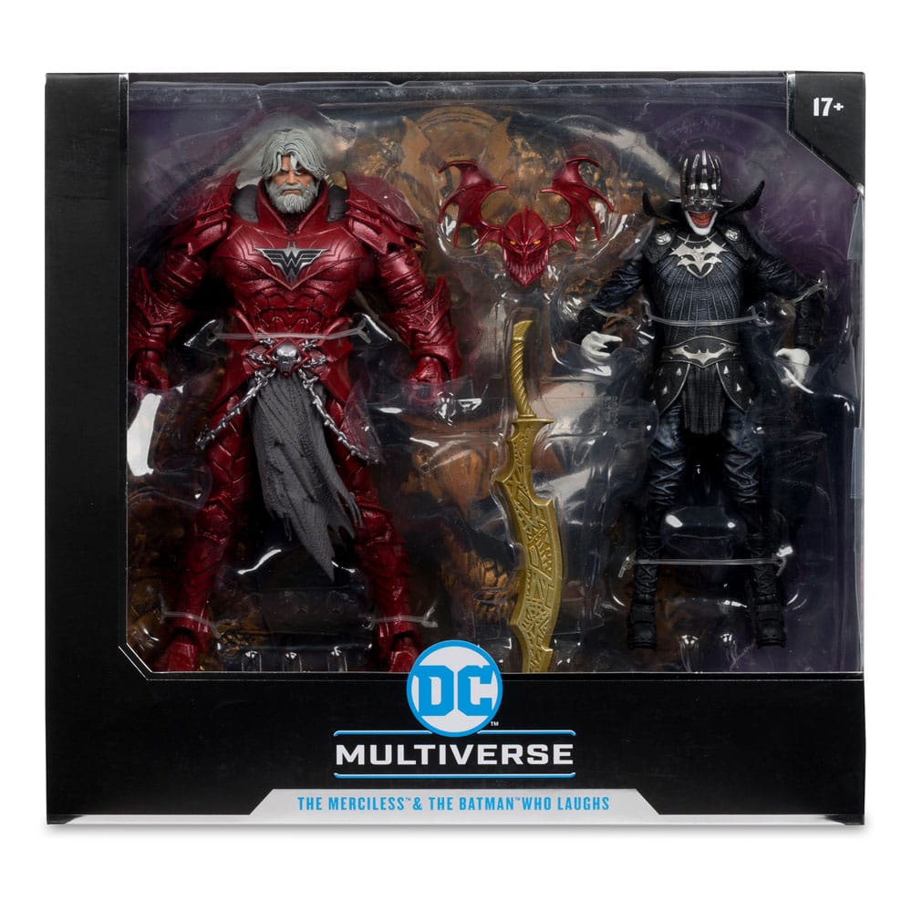 DC Multiverse McFarlane Collector Edition Action Figure 2-Pack #04 Batman Who Laughs (Knight Armor) & Merciless (Dark Multiverse) 18 cm