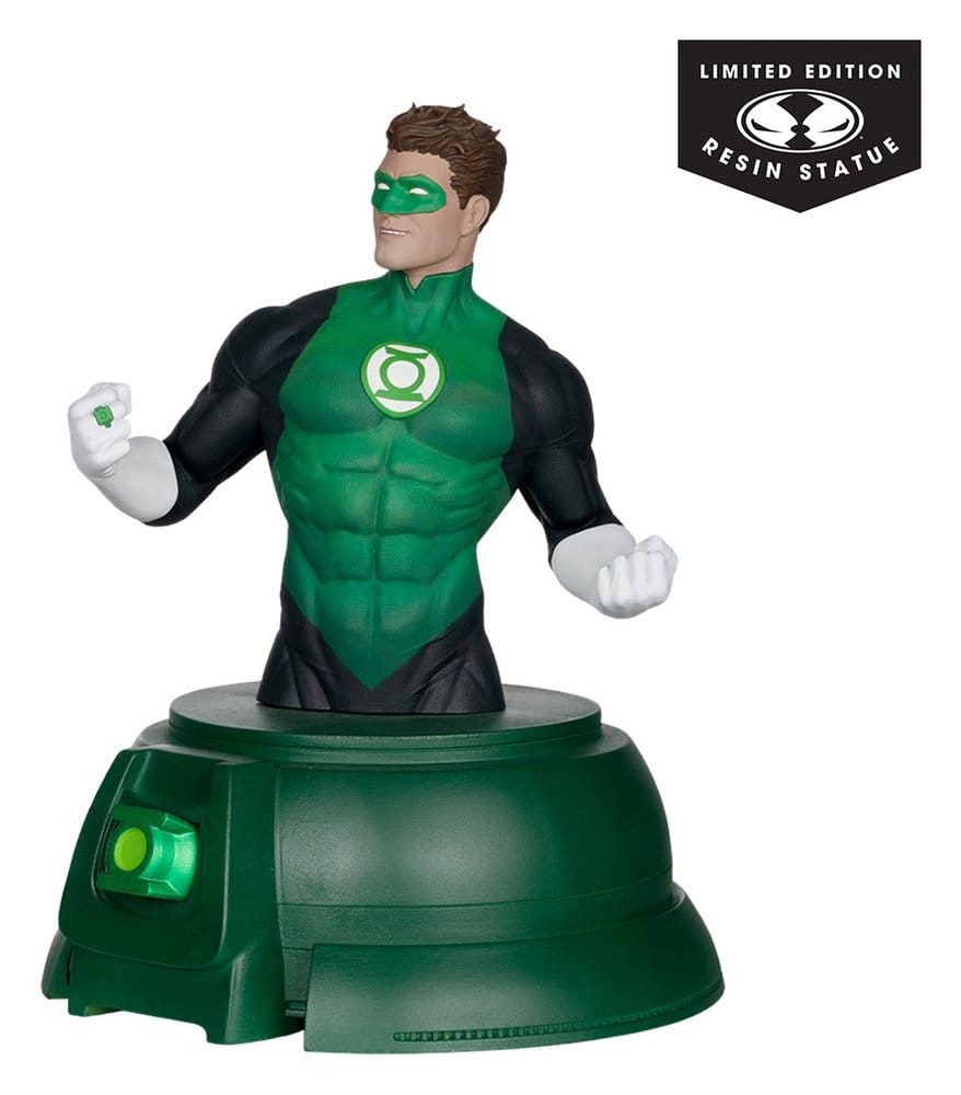 DC Direct Green Lantern Bust 1/1 &nbsp;Hal Jordan with Power Ring Prop Replica (Gold Label) 26 cm