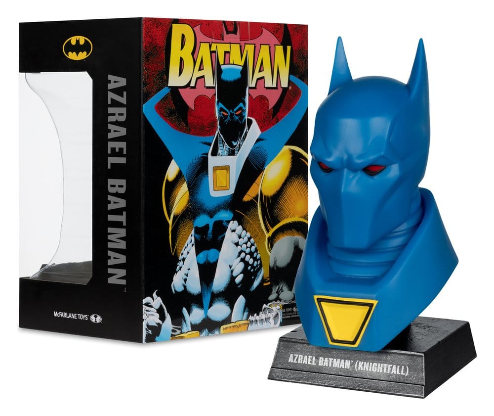 Batman DC Direct Mini-Replica 1/3 Azrael Batman Mask (Batman: Knightfall) (Gold Label Collection) 18 cm