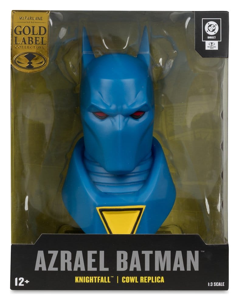 Batman DC Direct Mini-Replica 1/3 Azrael Batman Mask (Batman: Knightfall) (Gold Label Collection) 18 cm