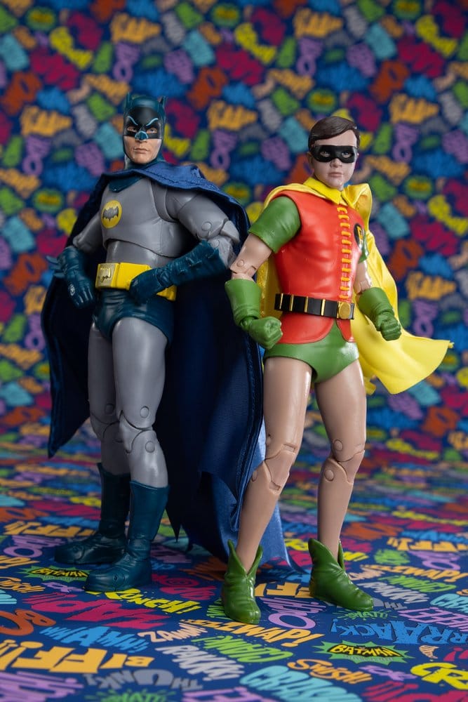 Batman Classic TV Series DC Multiverse McFarlane Collector Edition Action Figure 2-Pack Batman and Robin 18 cm