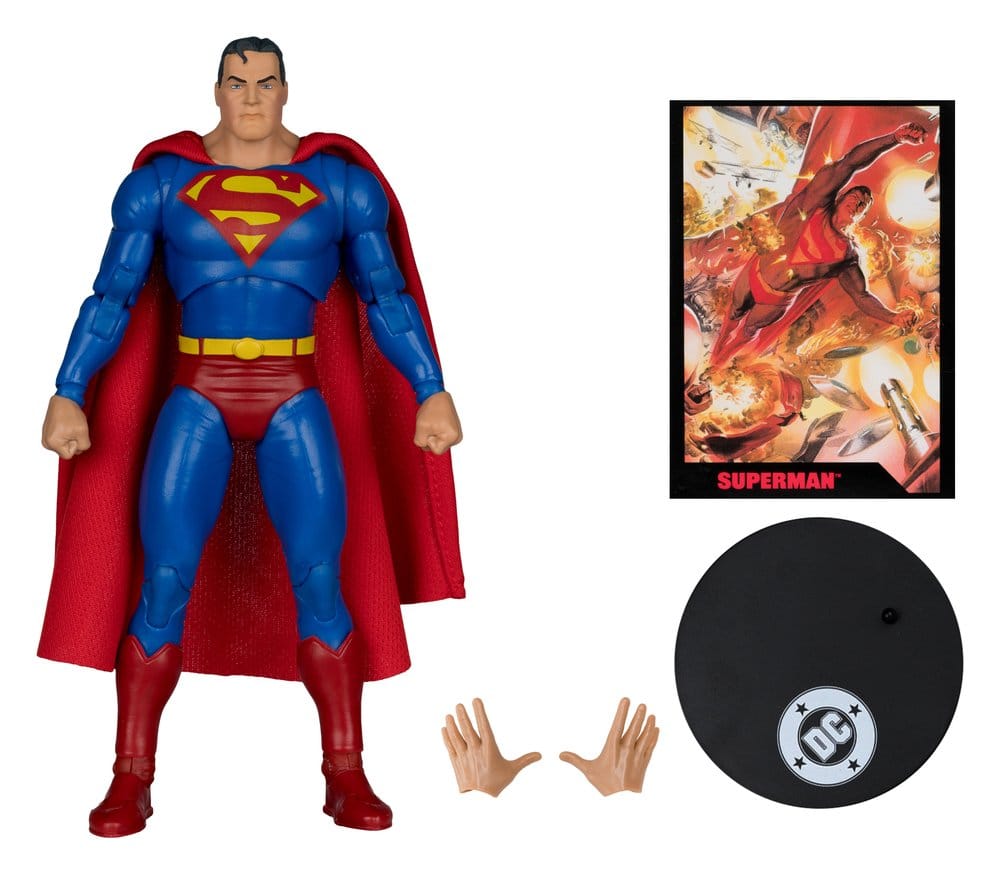 DC Direct Page Punchers Action Figure Superman (Justice #1) (Red Platinum Edition) 19 cm