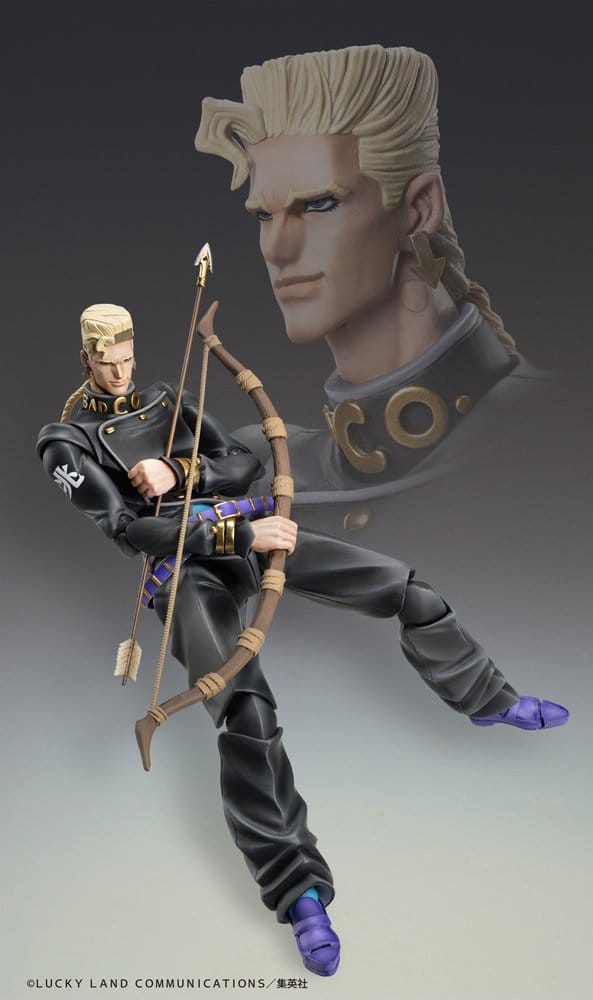 JoJo's Bizarre Adventure: Diamond Is Unbreakable Action Figure Chozokado Keicho Nijimura & Bad Company 17 cm