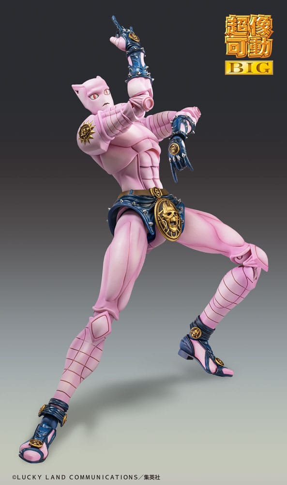 JoJo's Bizarre Adventure Part4 Super Action Action Figure Chozokado Big Killer Queen 22 cm