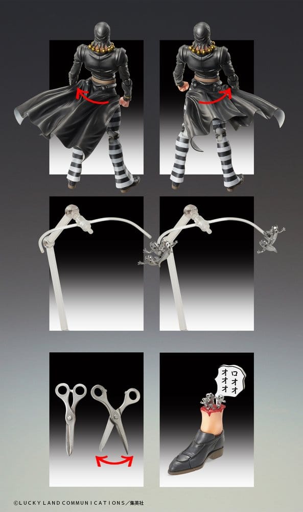 JoJo's Bizarre Adventure: Golden Wind Action Figure Risotto Nero 16 cm