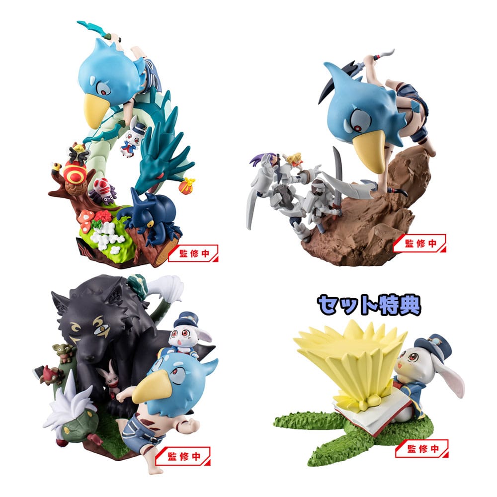 Shangri-La Frontier Petitrama EX Series Trading Figure 3-Set Shangri-La Frontier vs Monster Diorama Collection Set 11 cm (with gift)