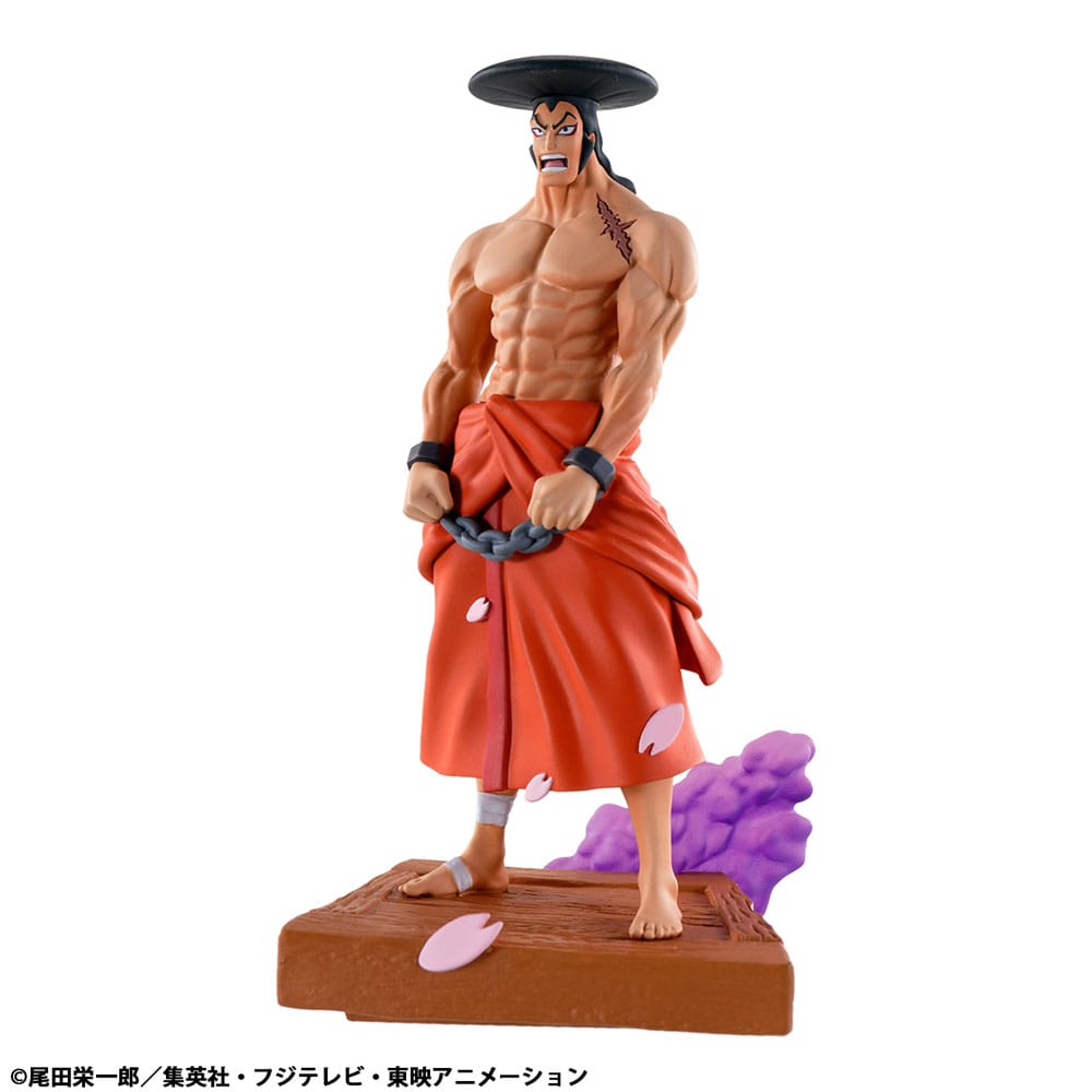 One Piece Petitrama PVC Mini Statue Logbox Re Birth Wano Country Vol. 1 Set 9 cm
