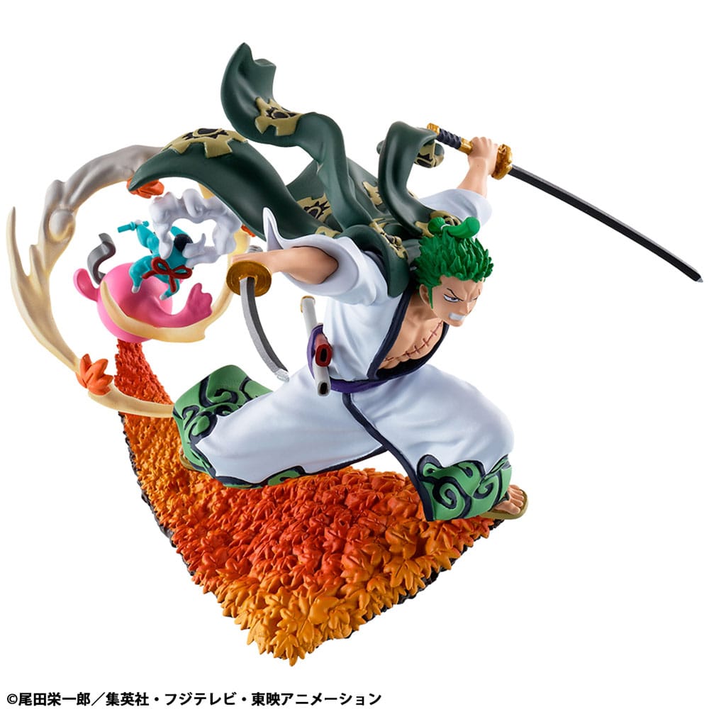 One Piece Petitrama PVC Mini Statue Logbox Re Birth Wano Country Vol. 1 Set 9 cm