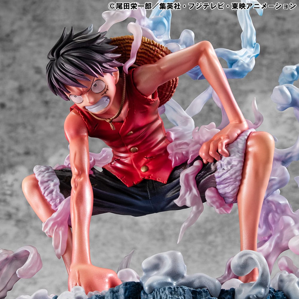 One Piece P.O.P PVC Statue Monkey D. Luffy Gear 2 Limited Edition 19 cm