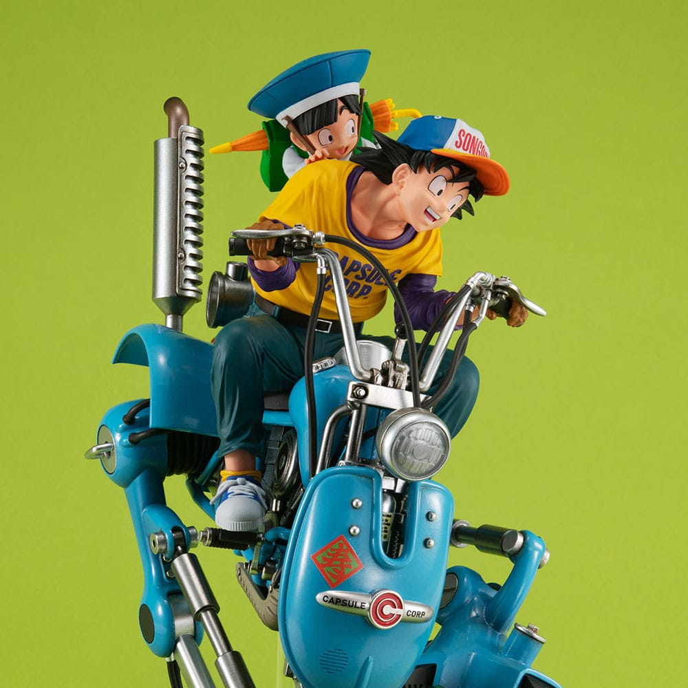 Dragonball Z Desktop Real McCoy EX PVC Diorama Son Goku &amp; Son Gohan &amp; Robot with two legs 20 cm