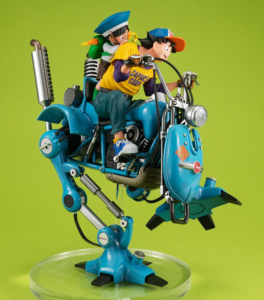Dragonball Z Desktop Real McCoy EX PVC Diorama Son Goku &amp; Son Gohan &amp; Robot with two legs 20 cm