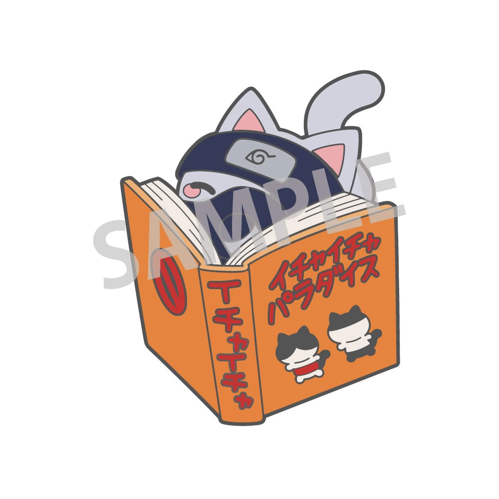 Naruto Mega Cat Projekt Nyaruto! Emaille Pins Kakashi Hatake 5 cm Etui (48)