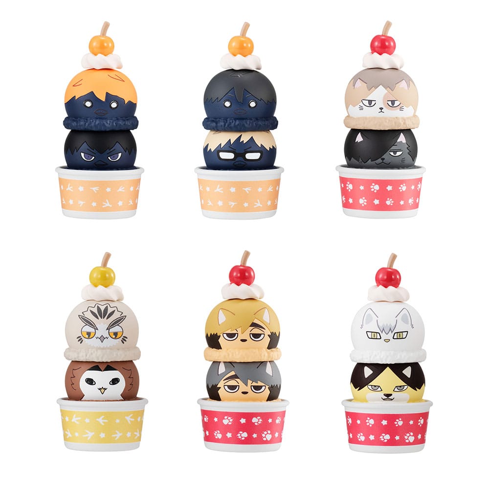 Haikyu!! Tsumichen Stack up & Change Trading Figure 6-Pack 8 cm (with gift)